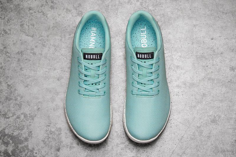 Light / Turquoise Nobull Aqua Speckle Men's Trainers | CA D1337F